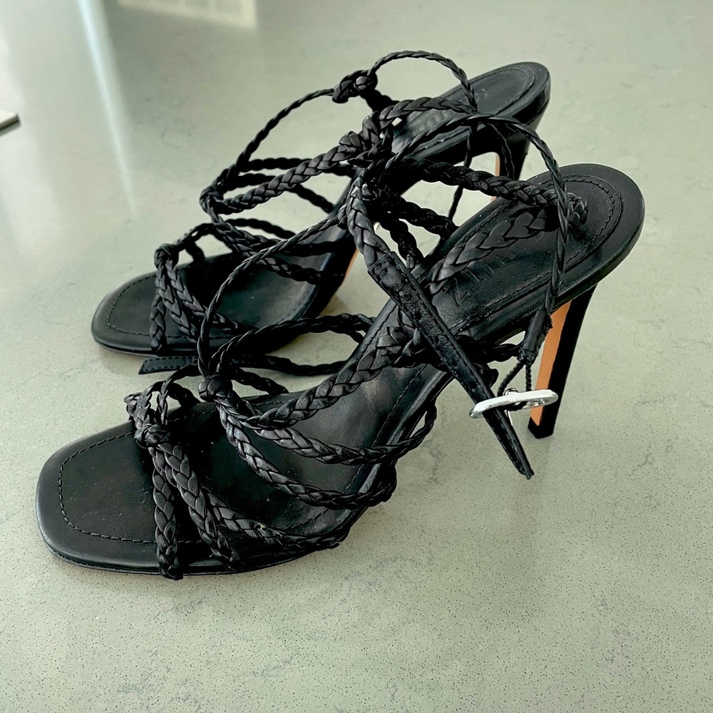 Schutz braided heels